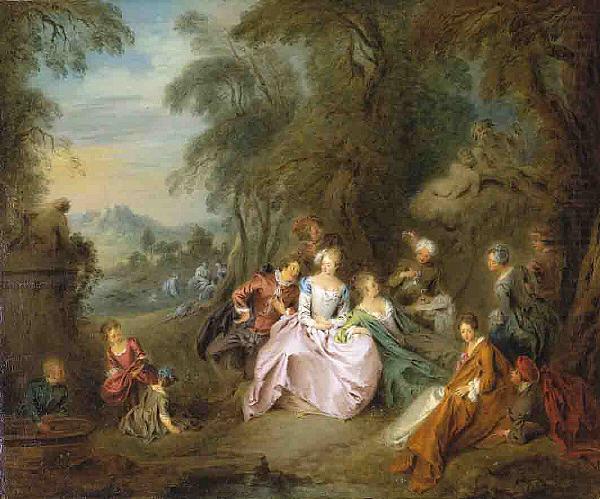 Repose in a Park, Jean-Baptiste Pater